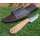 Brisa Necker 70 Sc EDC Messer 12C27 Stahl Olivenholz mit MultiCarry Scheide