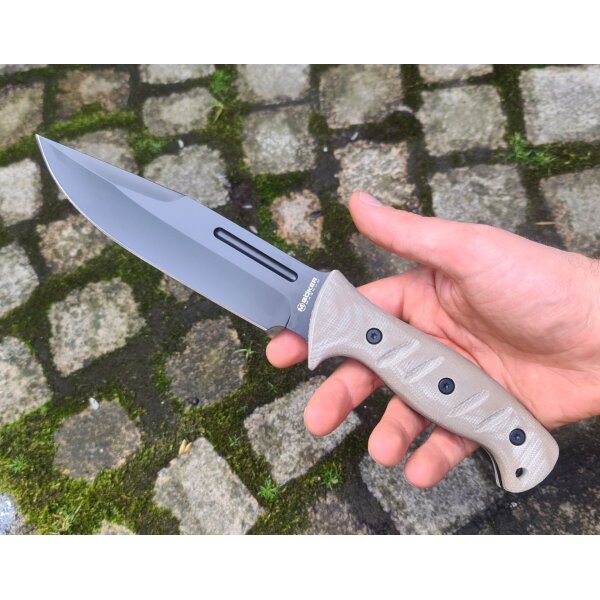 Böker Magnum Desert Warrior 2.0 Outdoormesser 440A Stahl Micarta Griff 02SC012