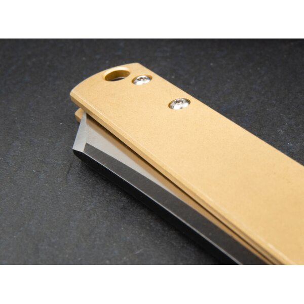 Böker Plus ZENSHIN 42 BRASS Slipjoint Messing 01BO369