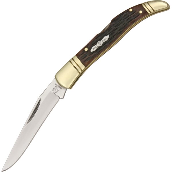 Rough Ryder Rider Messer FRENCH TICKLER Lockback 440 Stahl und Knochengriff
