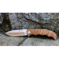 Joker Terrier Zweihandmesser mit Olivenholzgriff0 MoV...