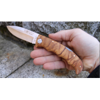Joker Terrier Zweihandmesser mit Olivenholzgriff0 MoV...