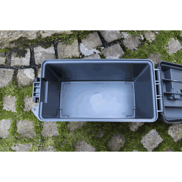Munitionskiste US Kunststoff oliv neu Camping Kiste (Cal. 50)
