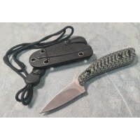 FoxEdge by FoxKnives Messer Neck Knife Black/Blue...