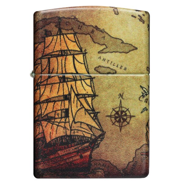 Zippo Pirate Ship Piratenschiff Benzinfeuerzeug 60005661