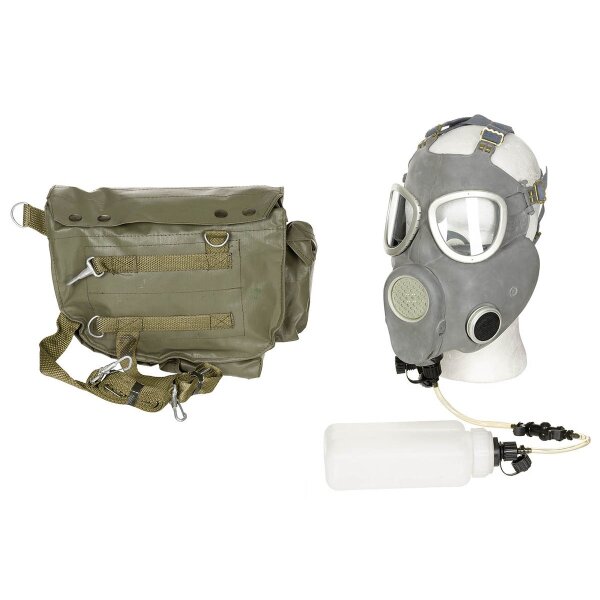 Polnische Schutzmaske MP4B Gasmaske Filter Trinkschlauch neuw. Tasche