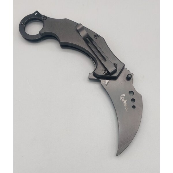 Albainox TRAINING KARAMBIT Skull Übungsmesser Trainingsmesser ABS Kunststoff
