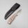 Real Steel CVX-80 Messer Fahrtenmesser N690 Stahl Micarta Lederscheide