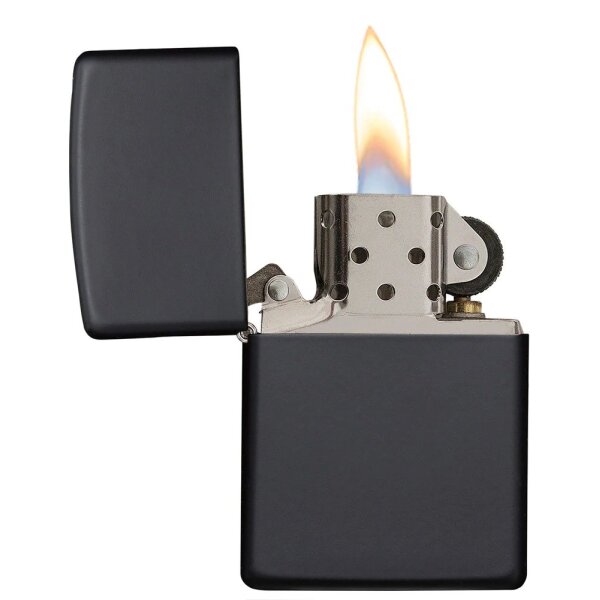 ZIPPO schwarz matt Benzinfeuerzeug 60001195