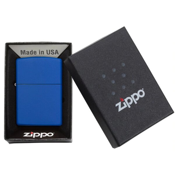 ZIPPO royal blue matt Benzinfeuerzeug 60001189