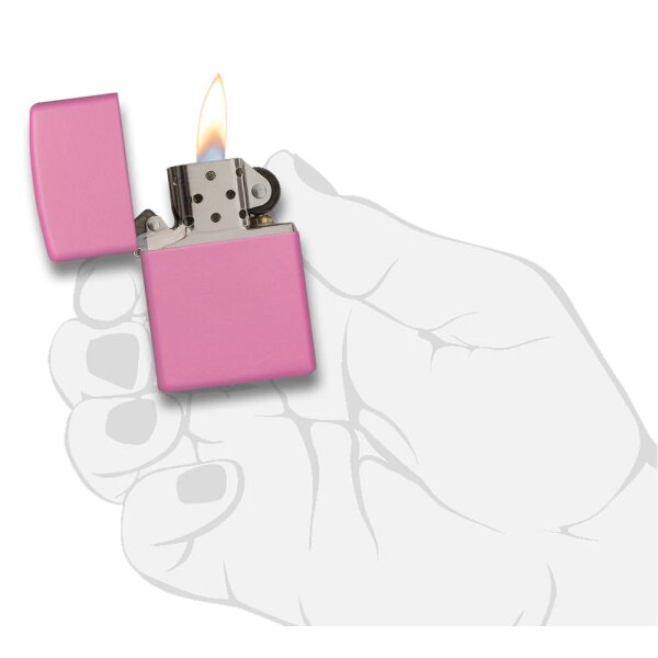 ZIPPO Pink Matt Benzinfeuerzeug 60001185