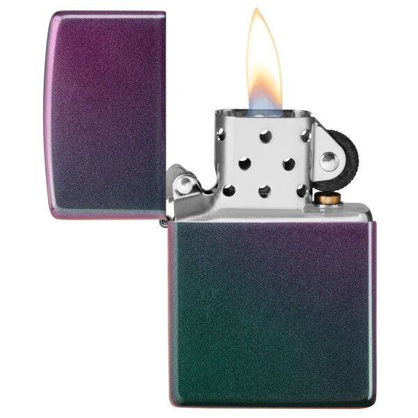 ZIPPO iridescent lila-grün Benzinfeuerzeug 60005216