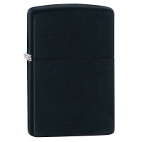 ZIPPO chrom media schwarz matt Benzinfeuerzeug 60001320