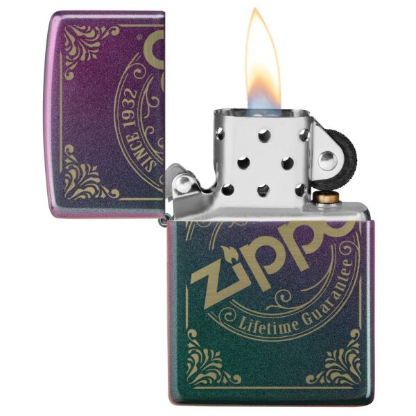 ZIPPO Rainbow Zippo Logo Benzinfeuerzeug 60005527
