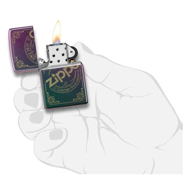 ZIPPO Rainbow Zippo Logo Benzinfeuerzeug 60005527