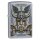 ZIPPO Street chrom Viking Odin Design Benzinfeuerzeug 60004549