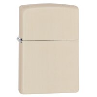 ZIPPO creme matt / Cream Matte Benzinfeuerzeug 60001321
