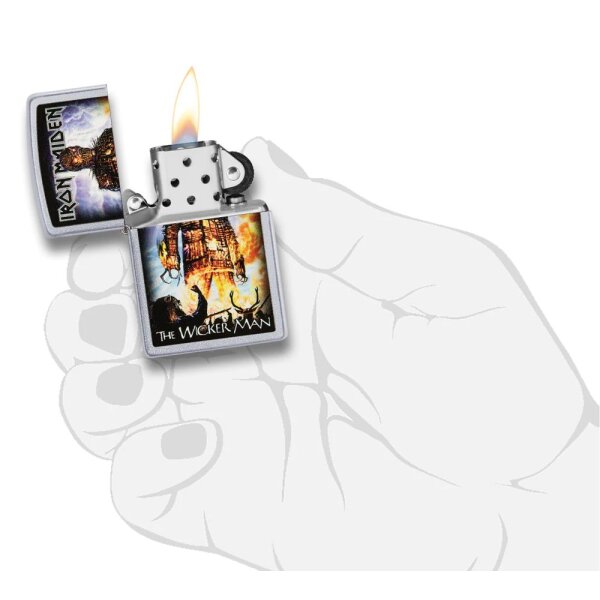 ZIPPO satiniert Iron Maiden Benzinfeuerzeug 60004460