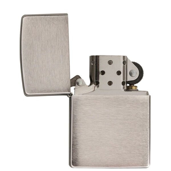 ZIPPO chrom gebürstet / Chrome Brushed Benzinfeuerzeug 60000804