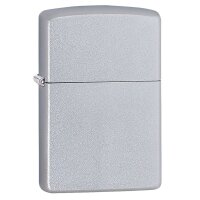 ZIPPO satiniert / satin chrome Benzinfeuerzeug 60000806