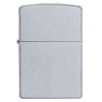 ZIPPO satiniert / satin chrome Benzinfeuerzeug 60000806