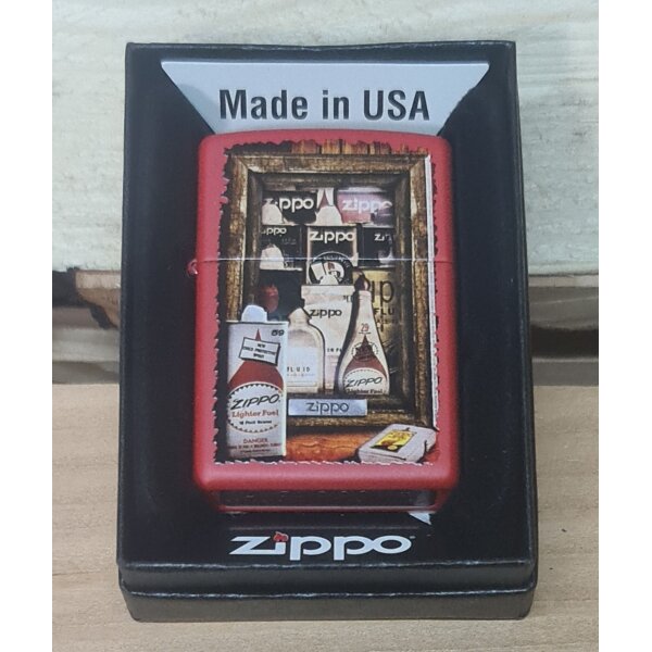 ZIPPO red Fuel Gas / Fuel Cans Benzinfeuerzeug 60003280