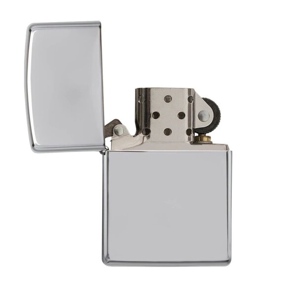 ZIPPO chrom poliert / chrome high polished Benzinfeuerzeug 60000805