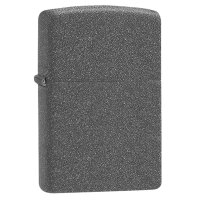 ZIPPO iron stone grau Benzinfeuerzeug 60001272