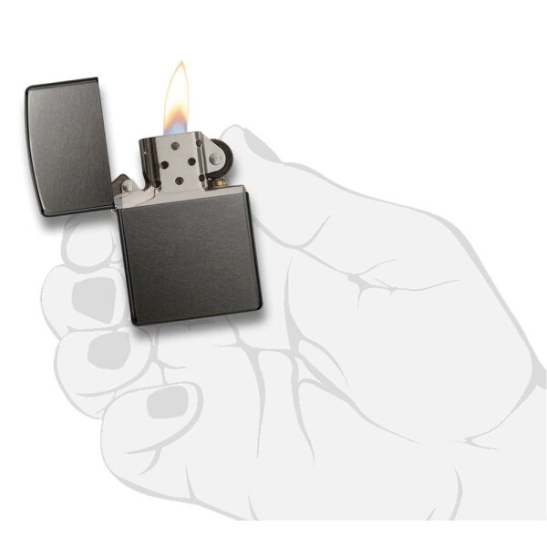 ZIPPO gray dusk Benzinfeuerzeug 60001274