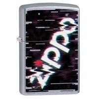 ZIPPO Street chrom Zippo Design Benzinfeuerzeug 60005357