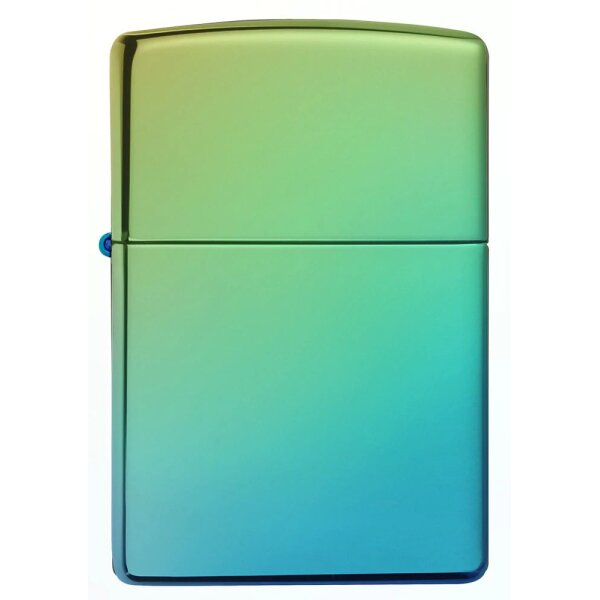 ZIPPO teal poliert / High Polish Teal Benzinfeuerzeug 60005222