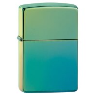 ZIPPO teal poliert / High Polish Teal Benzinfeuerzeug...