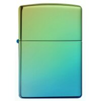 ZIPPO teal poliert / High Polish Teal Benzinfeuerzeug...