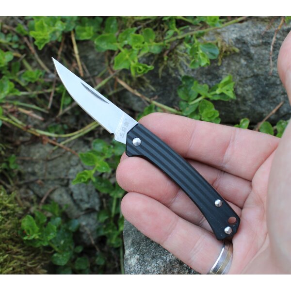 Sanrenmu 4112SUX-LH Mini Slipjoint Messer Taschenmesser 4Cr15N Stahl