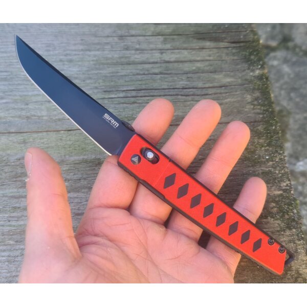 SRM Knives 9215-GV D2 Ambi Lock