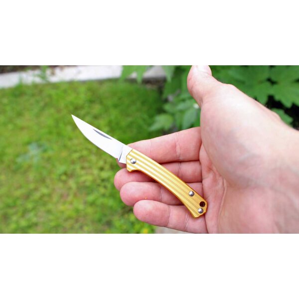 Sanrenmu 4112SUX-LR Mini Messer Slipjoint Taschenmesser 4Cr15N Stahl
