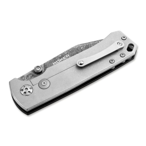 Böker Manufaktur Solingen Tiger-Damast Sammlermesser Damastmesser