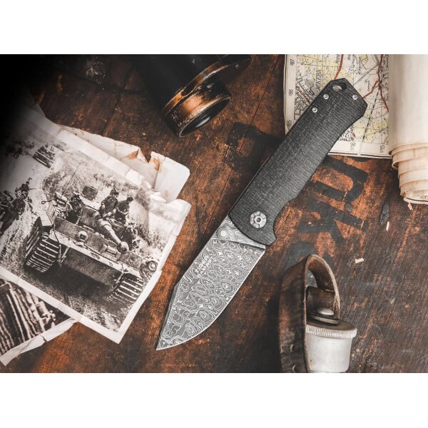 Böker Solingen Tiger-Damast Sammlermesser Damastmesser 111103DAM