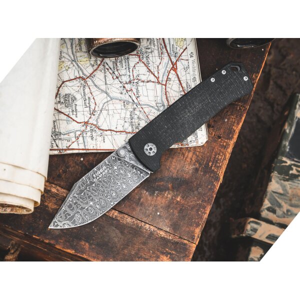 Böker Solingen Tiger-Damast Sammlermesser Damastmesser 111103DAM