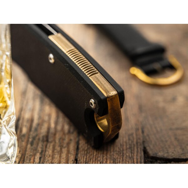Böker Plus Fieldfolder Jesper Voxnaes D2 Stahl G10 Griff All Black Taschenmesser inkl. Nylon-Etui 01BO375