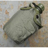 US Feldflasche 1L Bundeswehr BW Trinkflasche mit...
