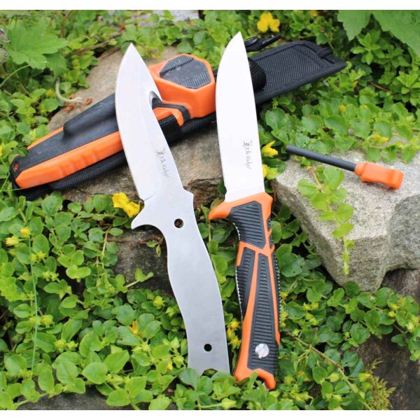 Elk Ridge TREK HUNTING SET Fahrtenmesser und Guthook Messer Feuerstarter etc.