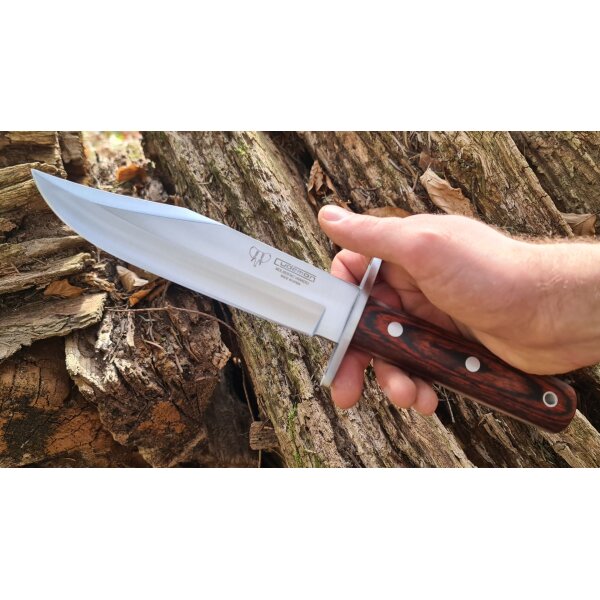 Cudeman JBK-II Bowie 20 MoVa Staminaholz Braun inkl. Lederscheide