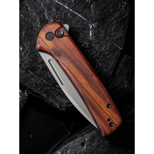 CIVIVI Conspirator C21006-3 Button Lock Flipper Nitro-V Stahl Cuibourtiaholz