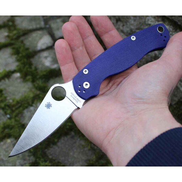 Spyderco Para-Military 2 Dark Blue Purple blau lila 01SP882