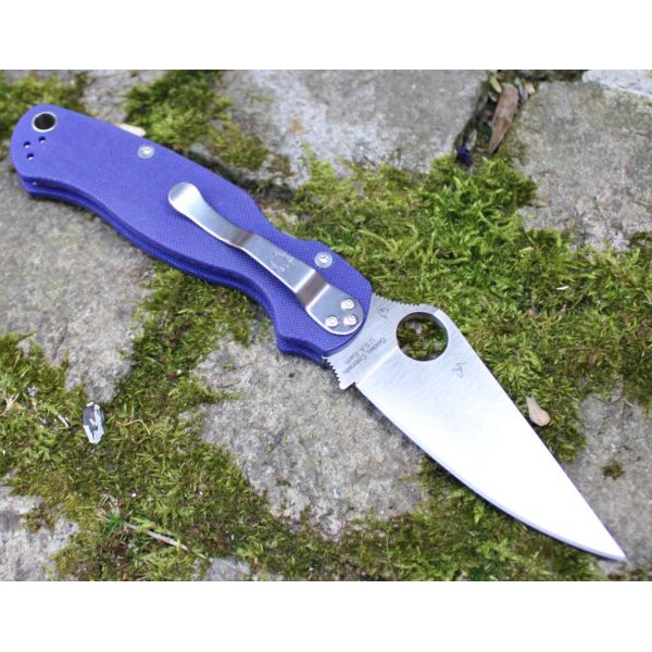 Spyderco Para-Military 2 Dark Blue Purple blau lila 01SP882