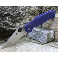Spyderco Para-Military 2 Dark Blue Purple blau lila 01SP882