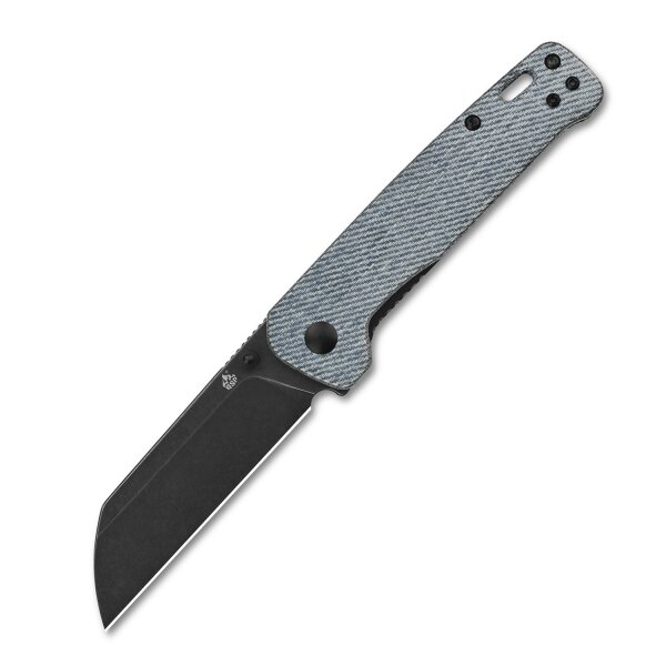 QSP Knife PENGUIN QS130-B2 Messer D2 Stahl Jeans Micarta Copper Washer Gürtelclip