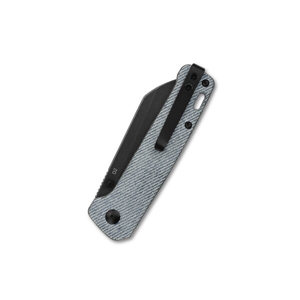 QSP Knife PENGUIN QS130-B2 Messer D2 Stahl Jeans Micarta Copper Washer Gürtelclip