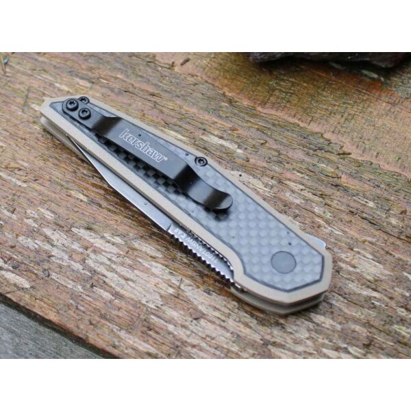 Kershaw Fraxion Tan Taschenmesser